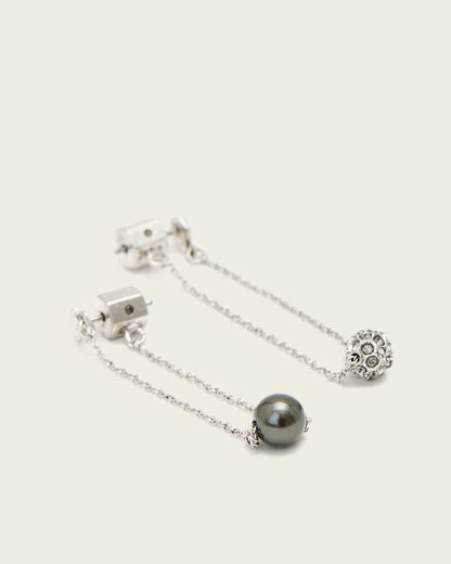 AllSaints Ellie Loop Earrings Women's Warm Silver Women's