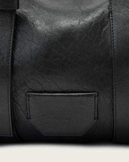 AllSaints Ares Grain Leather Shoulder Bag Women's Black Women's