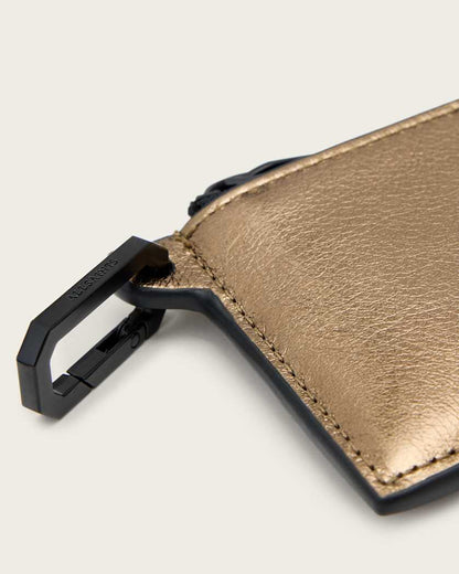 AllSaints Remy Leather Wallet Women's Warm Brass Women's