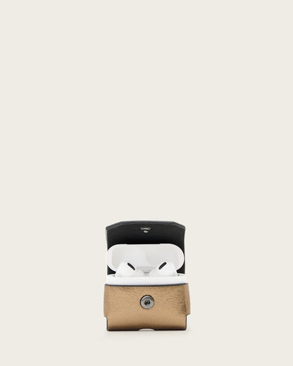 AllSaints Airpod Hex Case Women's Warm Brass Women's