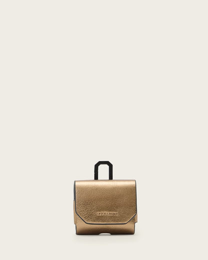 AllSaints Airpod Hex Case Women's Warm Brass Women's