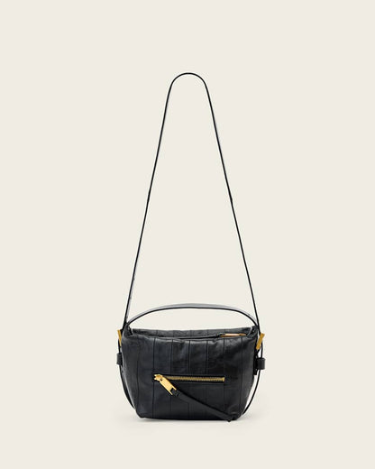 AllSaints Vega Leather Panel Grab Bag Women's Black Women's