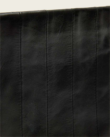 AllSaints Bettina Leather Clutch Bag Women's Black Women's