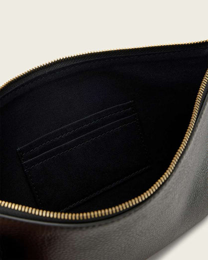 AllSaints Joshi Hex Leather Wallet Women's Black Women's