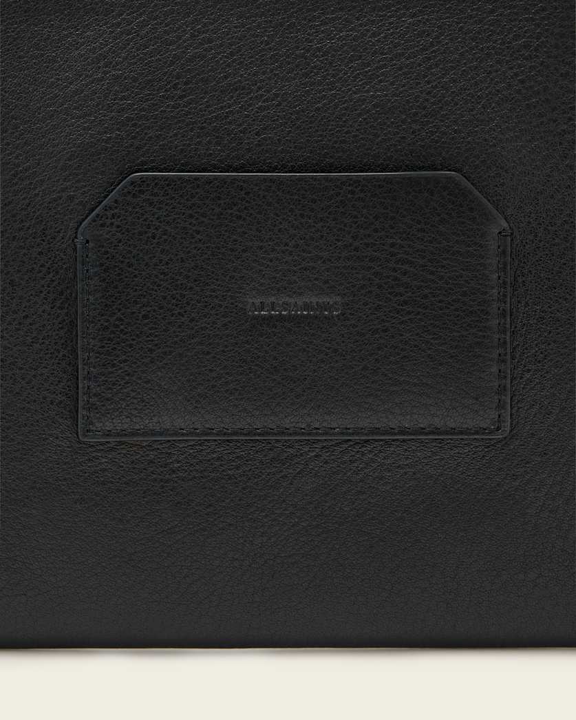AllSaints Joshi Hex Leather Wallet Women's Black Women's