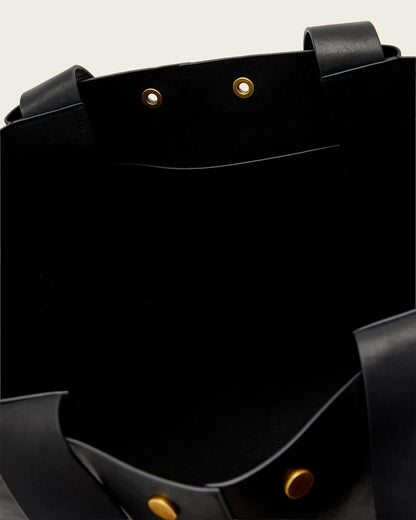 AllSaints Rosalie Large Leather Tote Bag Women's Black Women's