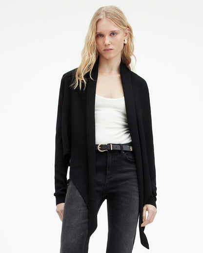 AllSaints Wasson Pirate Lightweight Cardigan Women's Chalk White Women's