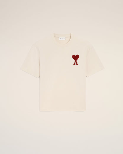 White Cotton Ami De Coeur Tshirt