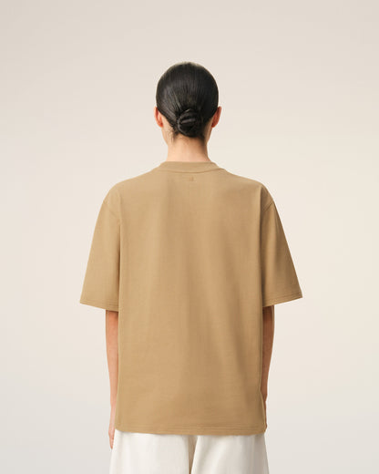 Beige Cotton Ami De Coeur Tshirt