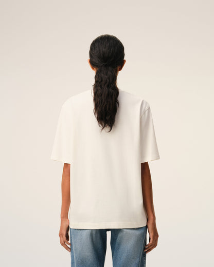 White Cotton Ami Paris Heritage Print Tshirt