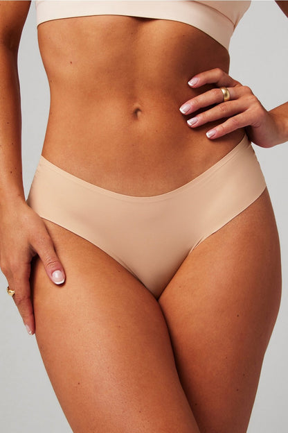 Fabletics No Show Mid-Rise Bikini