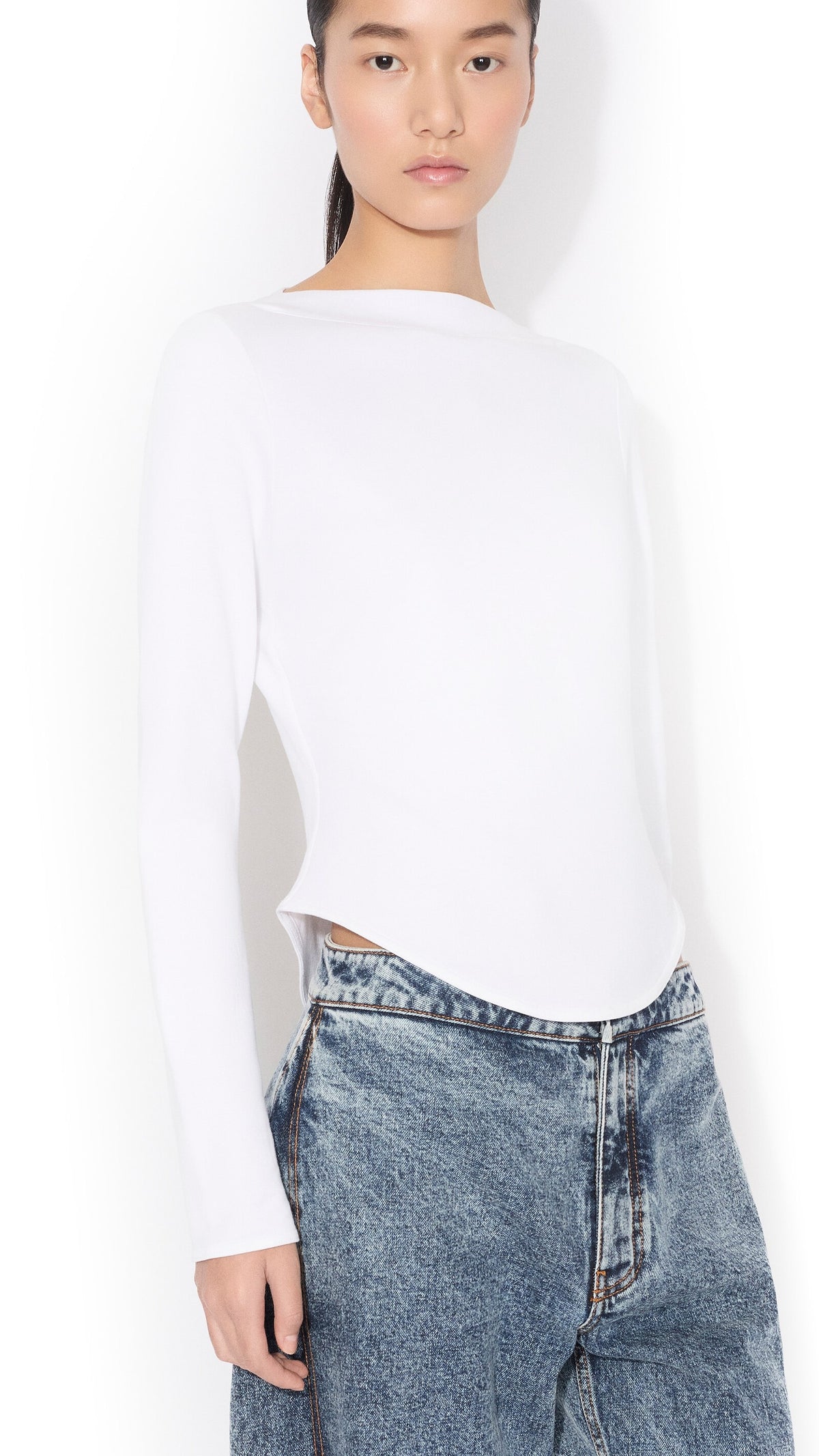 Alaïa Petal Denim Pants