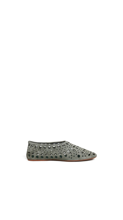Alaïa Slippers Vienne In Suede Calfskin