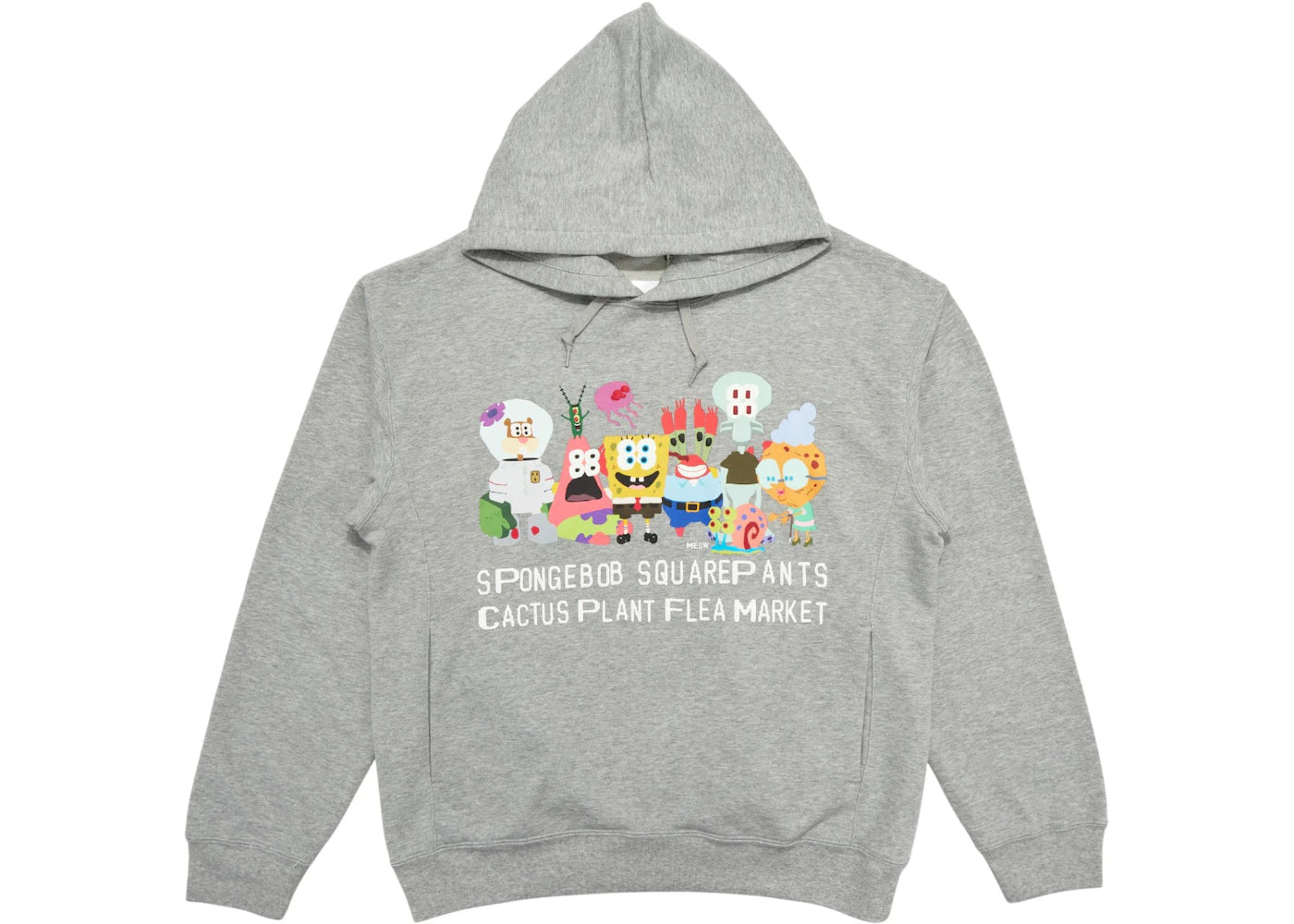 uniqlo x cpfm spongebob squarepants hoodie gray