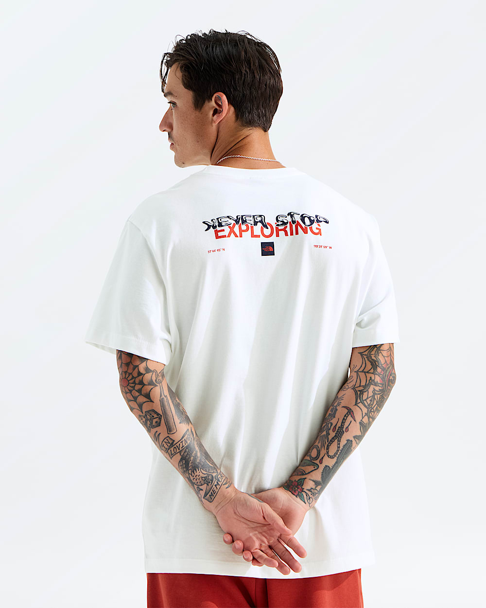 The North Face Unisex Distort Logo Relaxed Short-Sleeve Tee