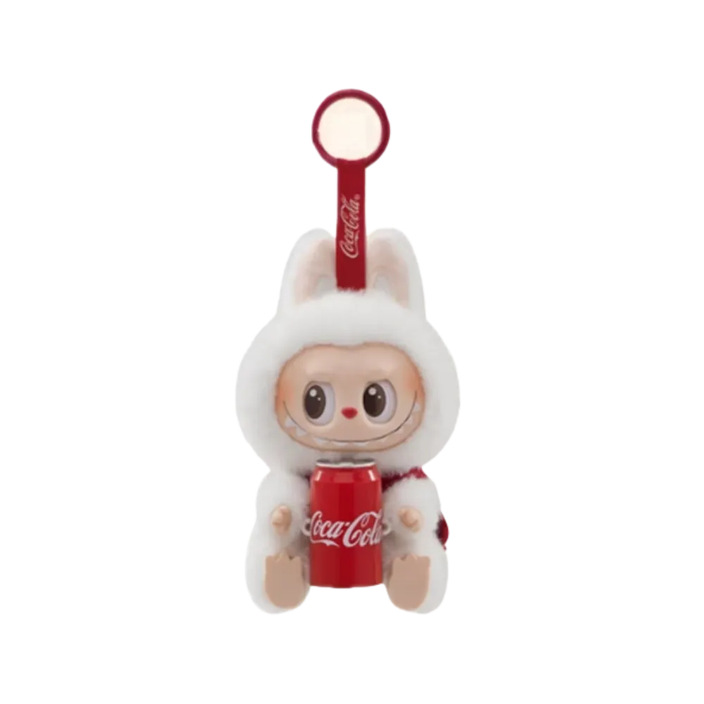 Pop Mart Labubu The Monsters Coca Cola Series Happy Factor Vinyl Plush Figure Pack of 1
