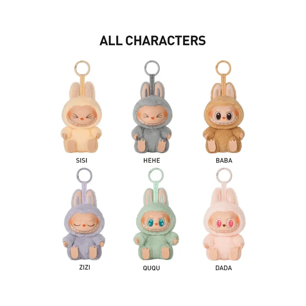 Pop Mart Labubu The Monsters Have a Seat Vinyl Plush Sealed Case (6 Blind Boxes) Pack of 6