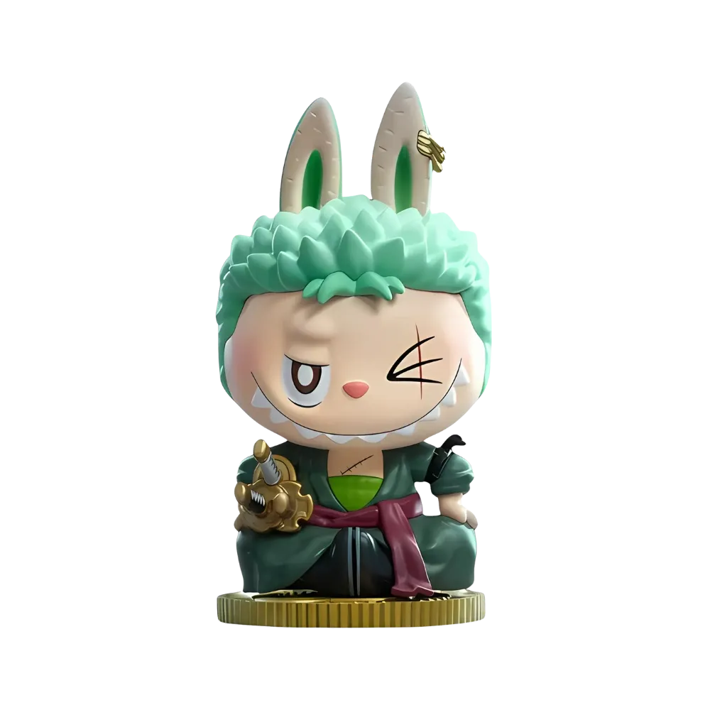 Pop Mart Labubu The Monsters x One Piece Series Roronoa Zoro Figure Pack of 1