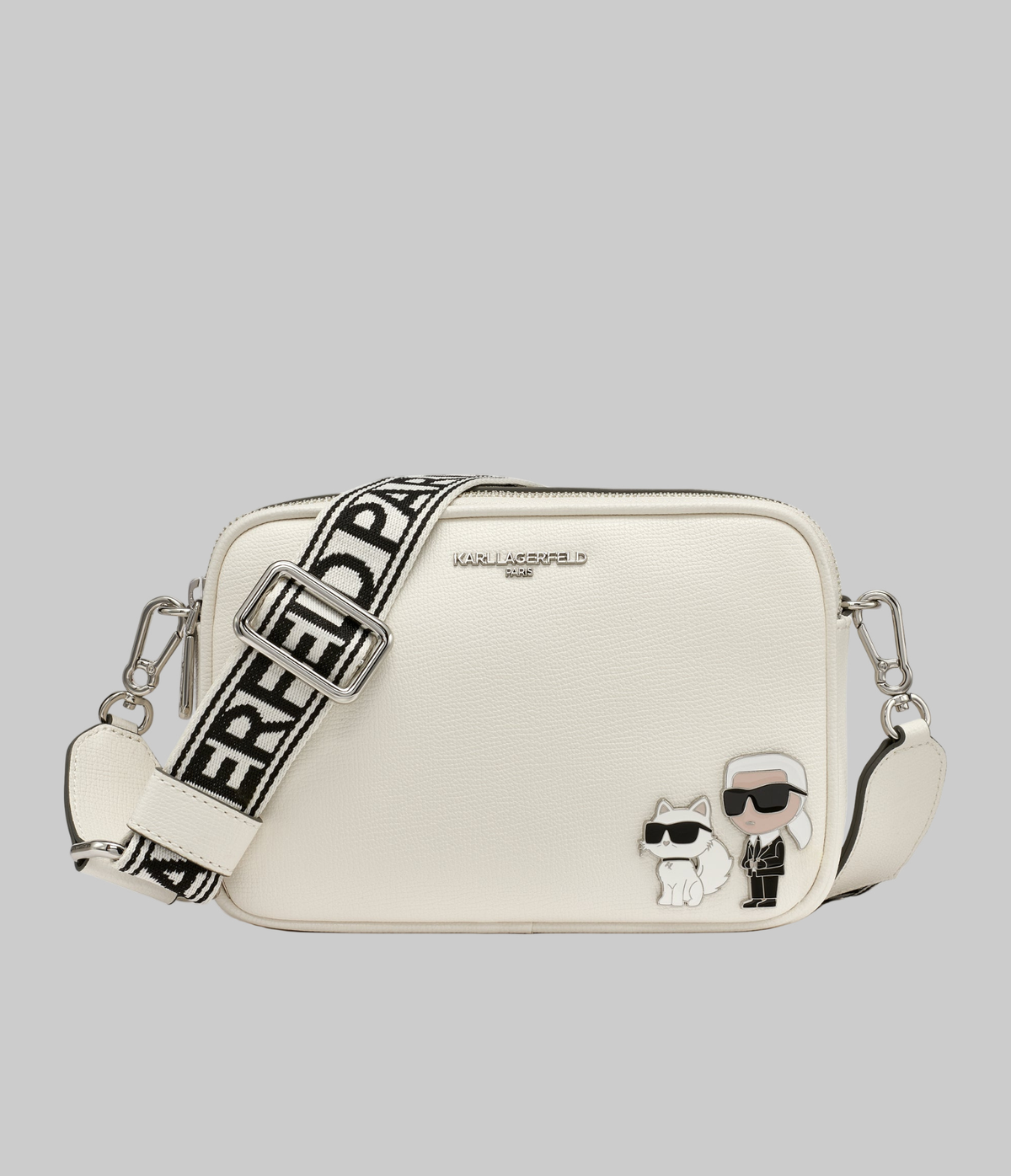 KarlLagerfeld Maybelle camera crossbody white