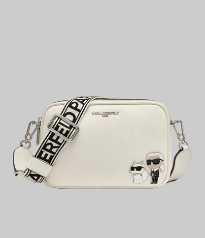 KarlLagerfeld Maybelle camera crossbody white