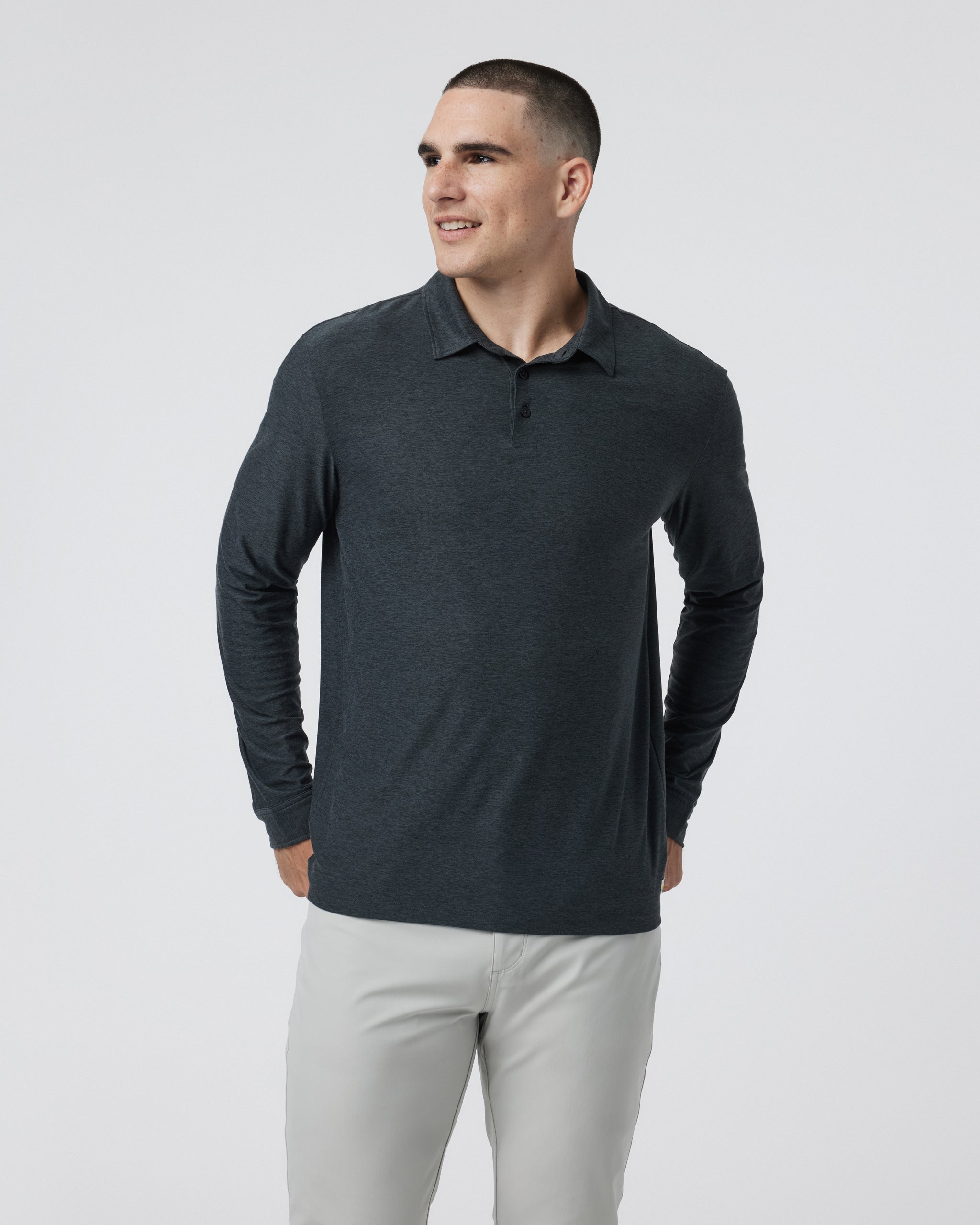 Vuori Long Sleeve Strato Tech Polo