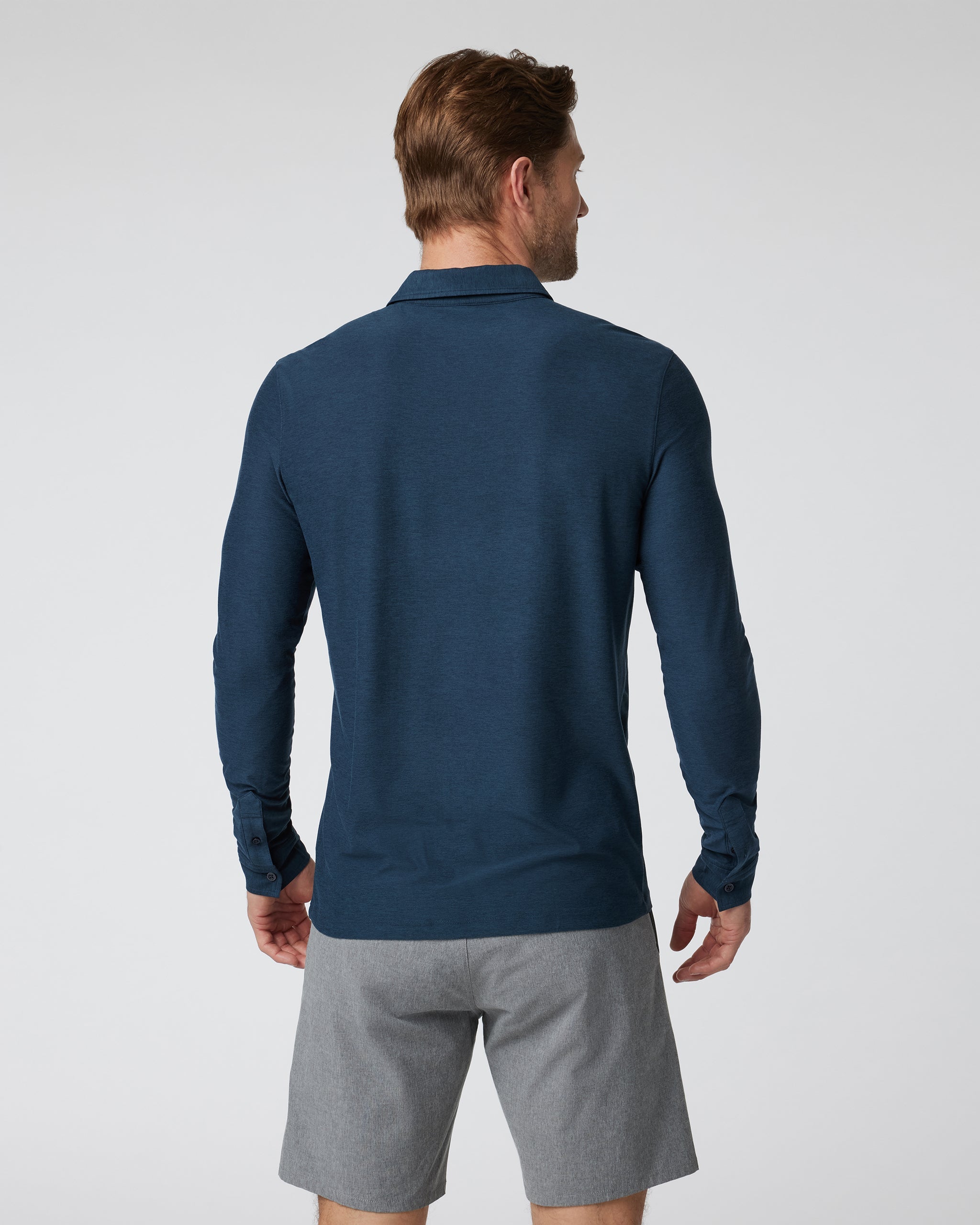 Vuori Long Sleeve Strato Tech Polo