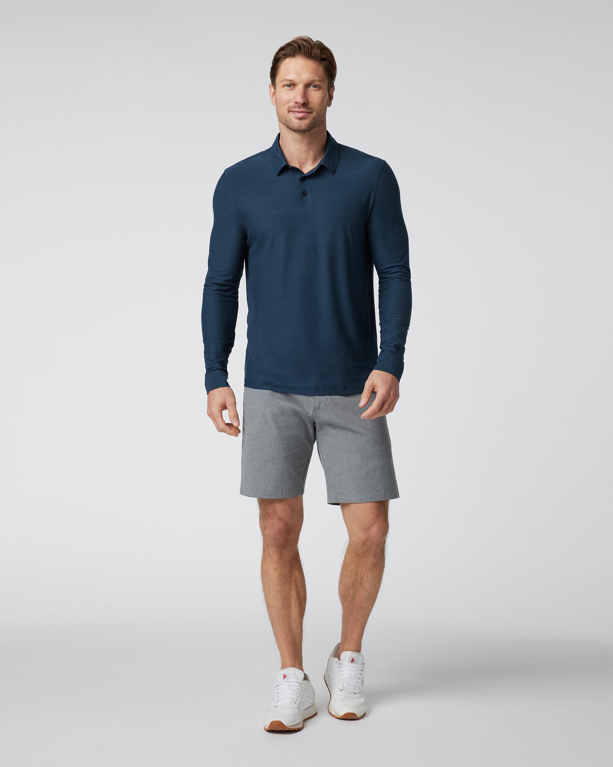 Vuori Long Sleeve Strato Tech Polo