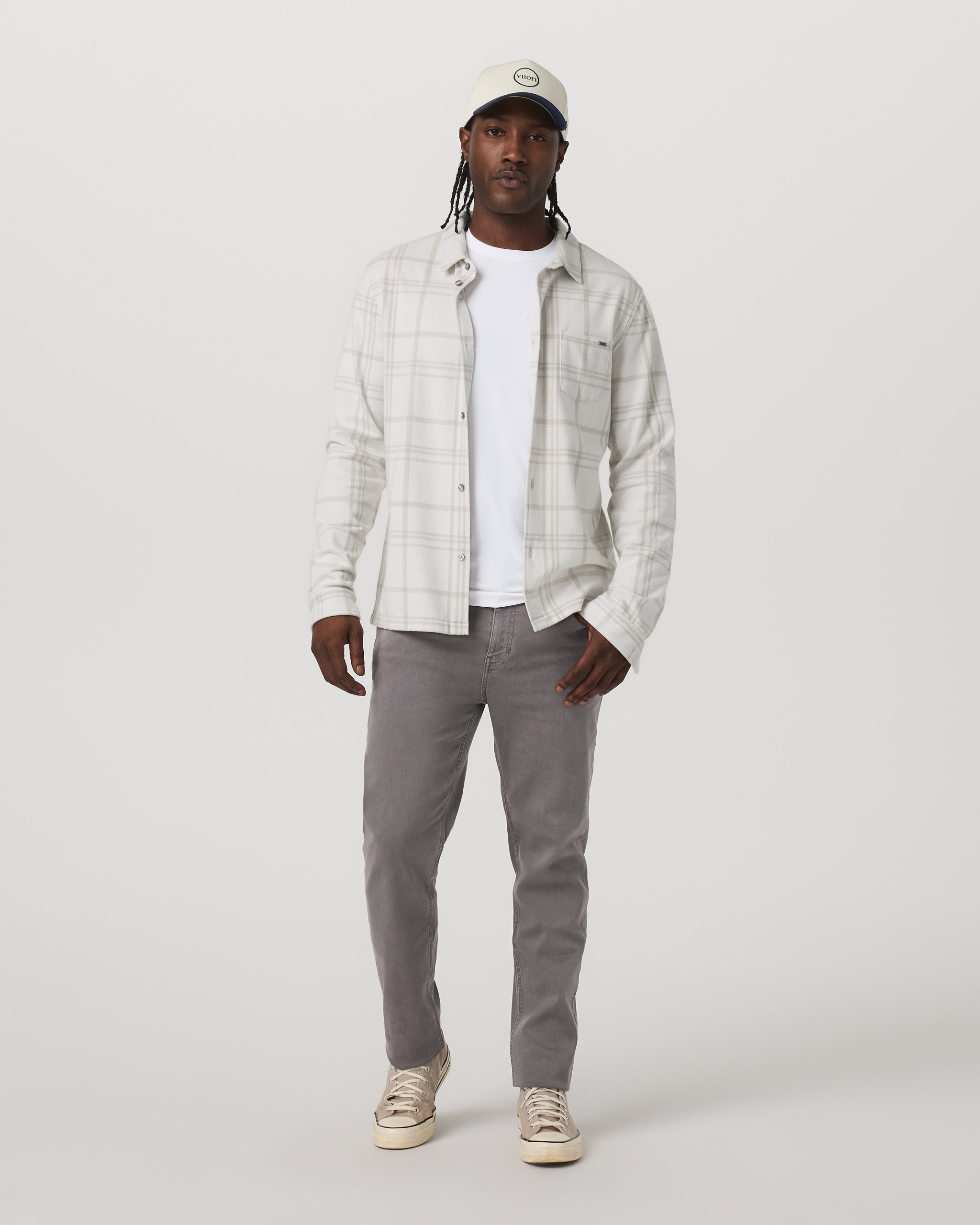 Vuori Seaview Plaid Button Down Shirt
