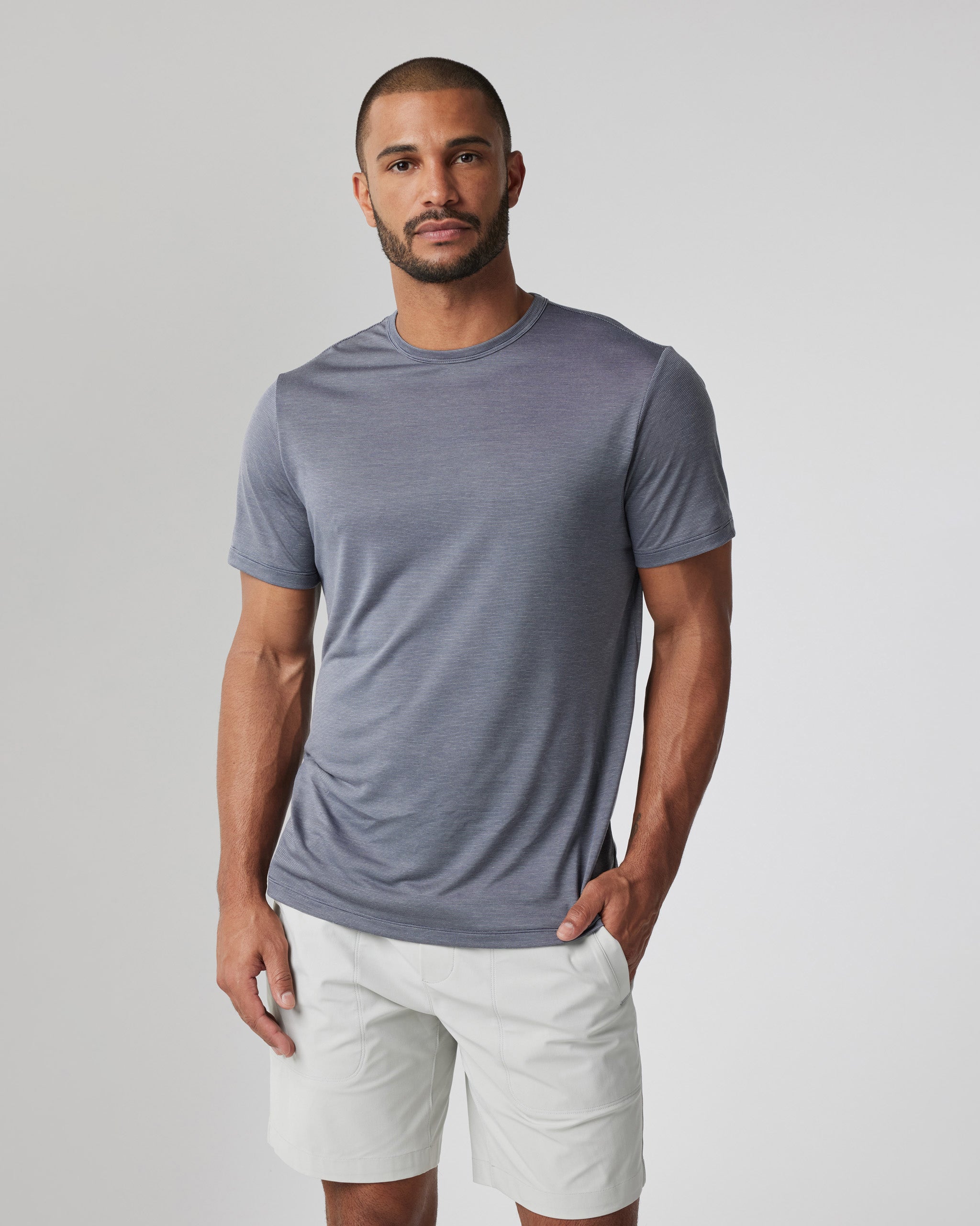 Vuori Short Sleeve Marina Stripe Tee