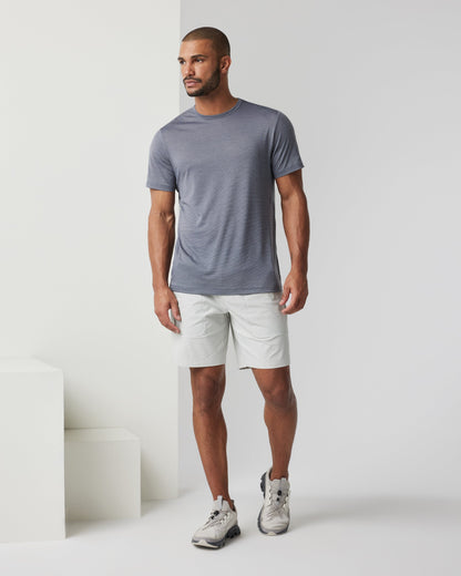 Vuori Short Sleeve Marina Stripe Tee