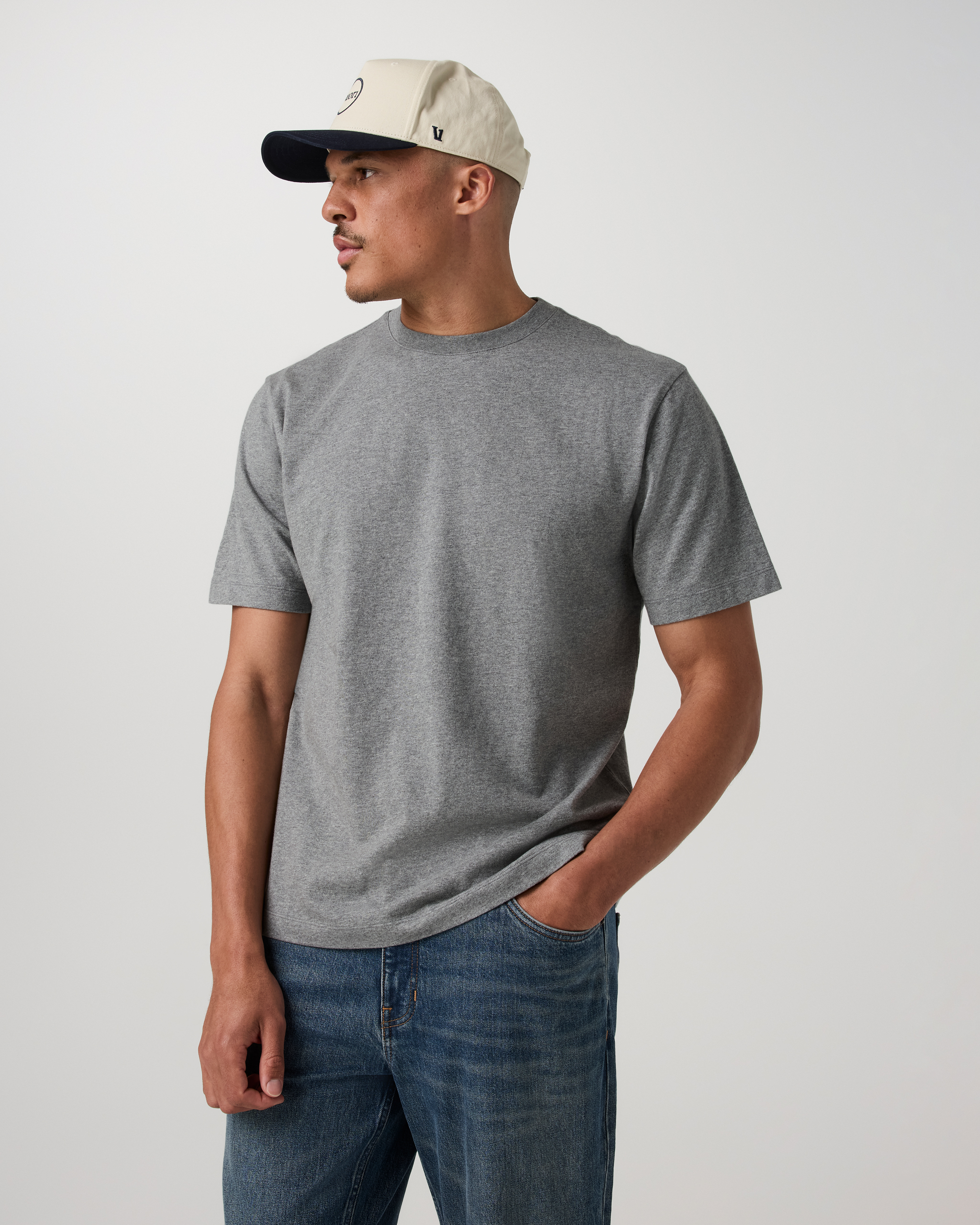 Short Sleeve Vuori Heavyweight Cotton Tee Relaxed Fit