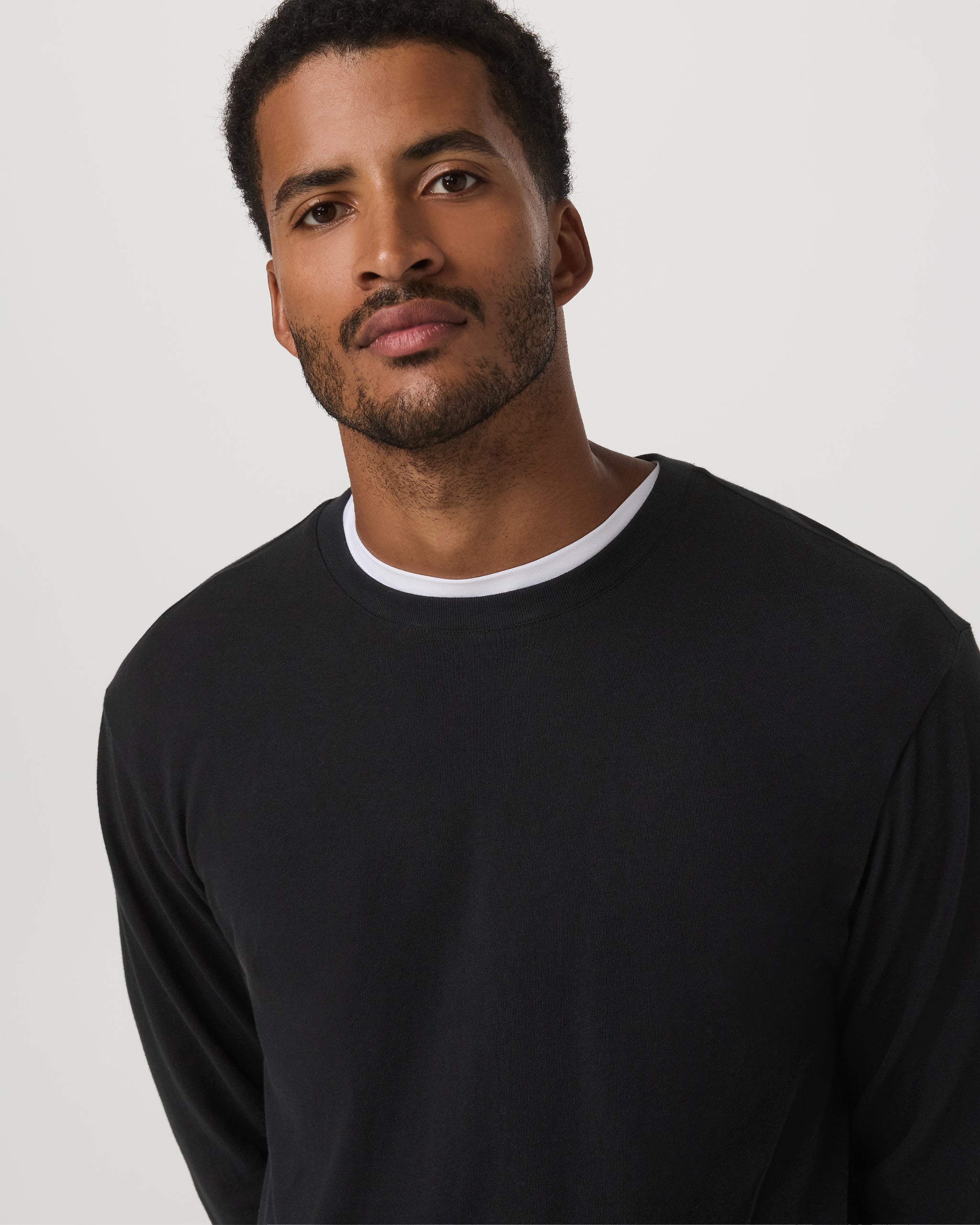 Long Sleeve Vuori Heavyweight Cotton Tee Relaxed Fit