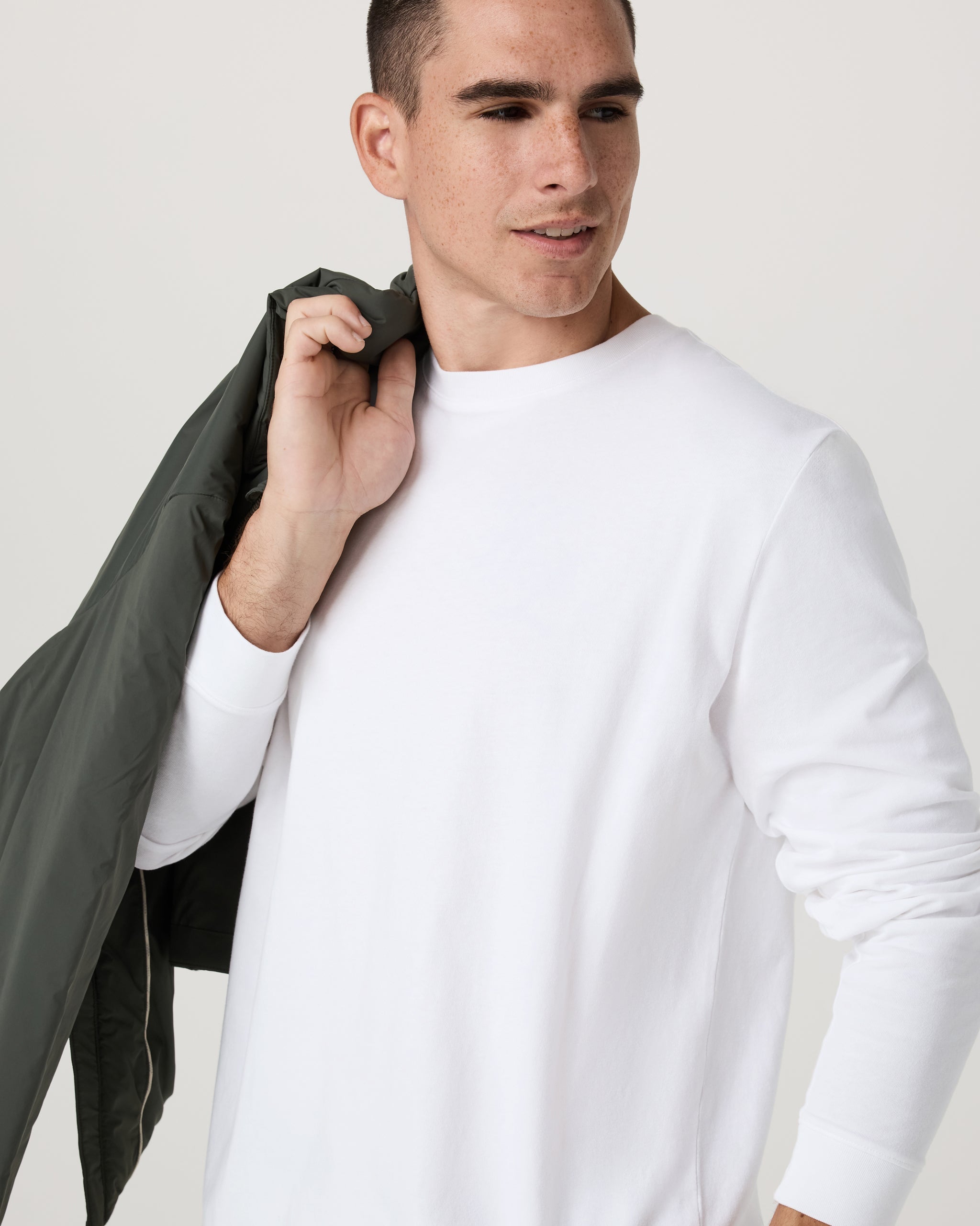 Long Sleeve Vuori Heavyweight Cotton Tee Relaxed Fit
