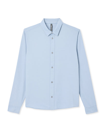 Vuori Long Sleeve Knit Oxford Button Down Classic Fit