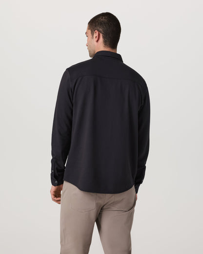 Vuori Long Sleeve Knit Oxford Button Down Classic Fit