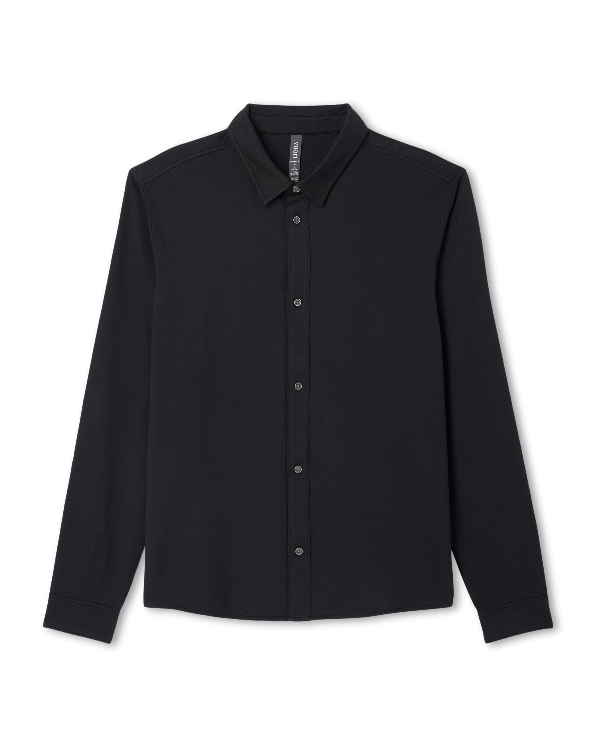 Vuori Long Sleeve Knit Oxford Button Down Classic Fit