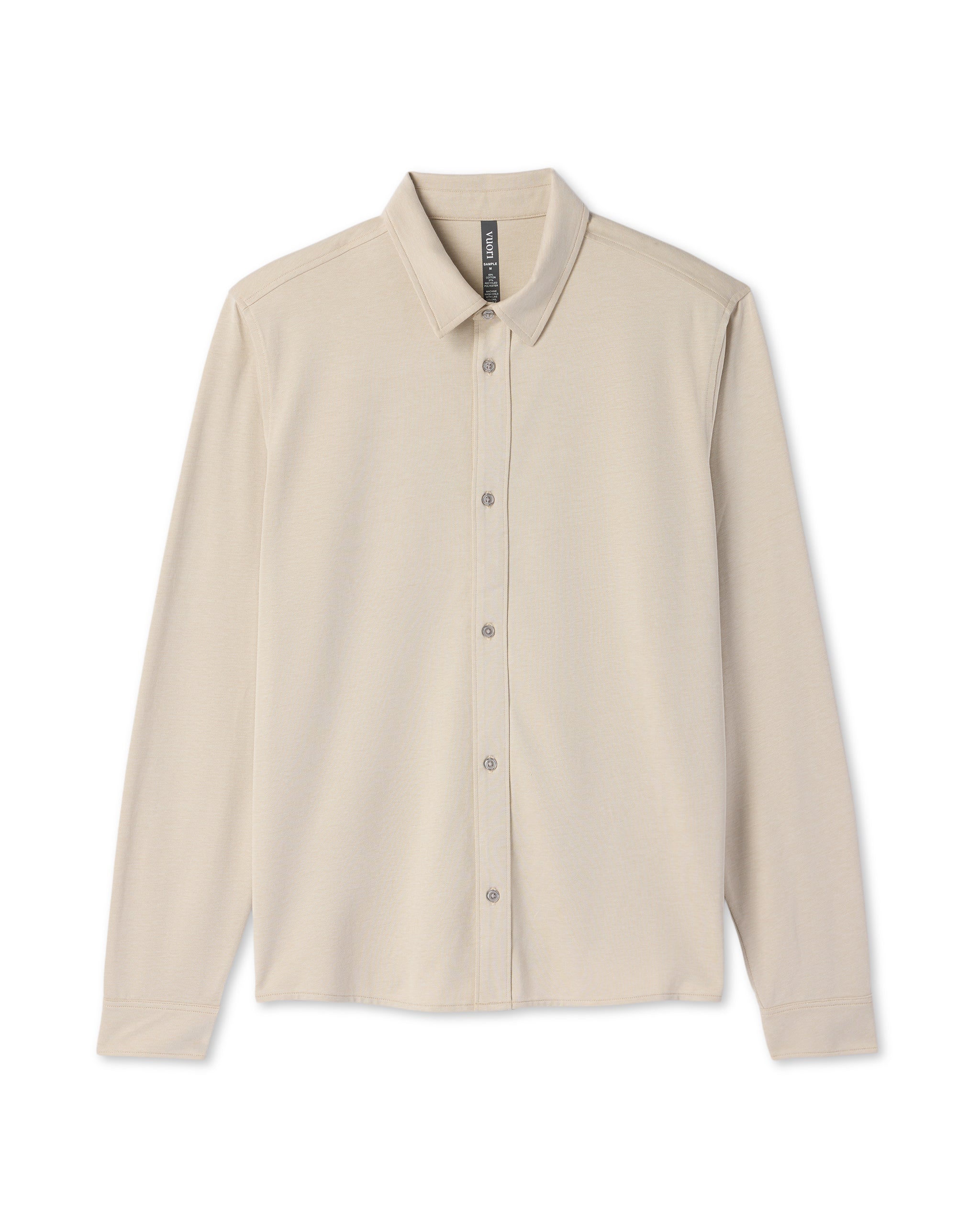Vuori Long Sleeve Knit Oxford Button Down Classic Fit