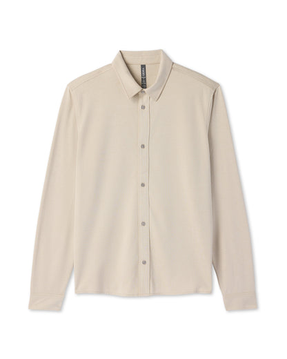 Vuori Long Sleeve Knit Oxford Button Down Classic Fit