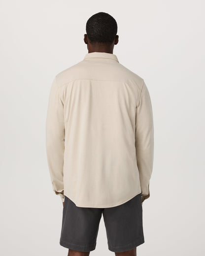 Vuori Long Sleeve Knit Oxford Button Down Classic Fit