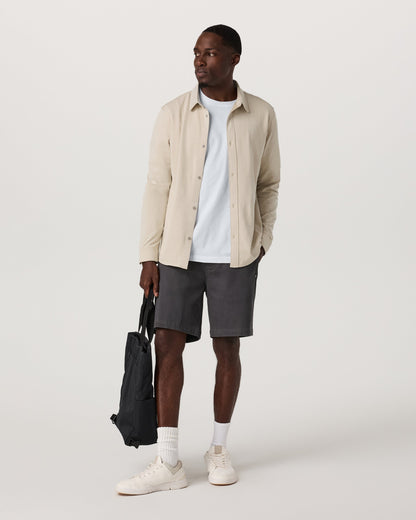Vuori Long Sleeve Knit Oxford Button Down Classic Fit