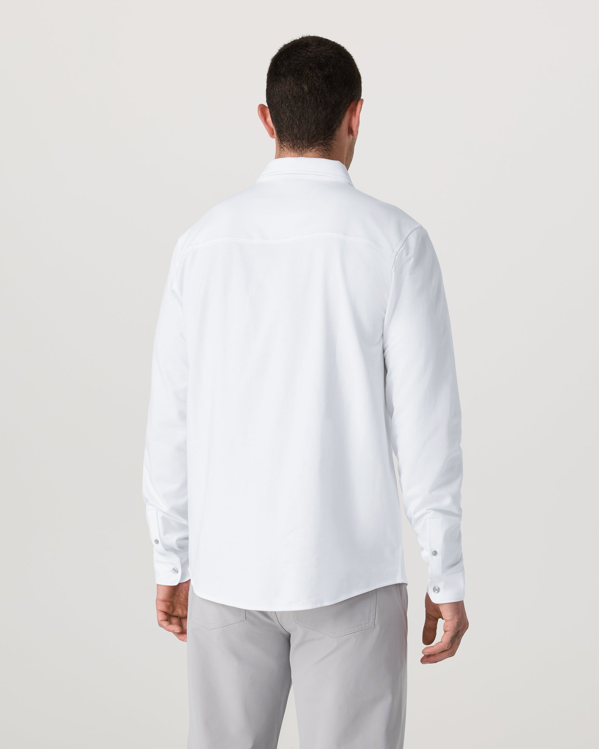 Vuori Long Sleeve Knit Oxford Button Down Classic Fit