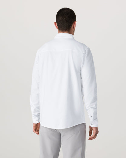 Vuori Long Sleeve Knit Oxford Button Down Classic Fit