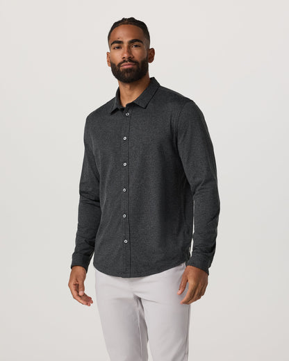 Vuori Long Sleeve Ponto Button Down Shirt