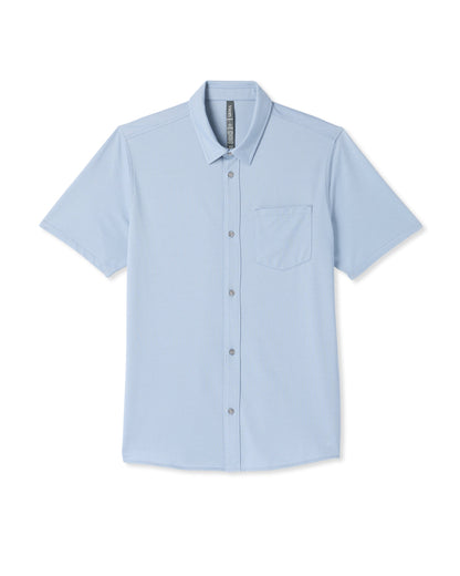 Vuori Short Sleeve Knit Oxford Button Down Classic Fit