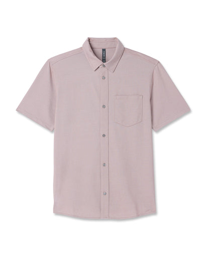 Vuori Short Sleeve Knit Oxford Button Down Classic Fit