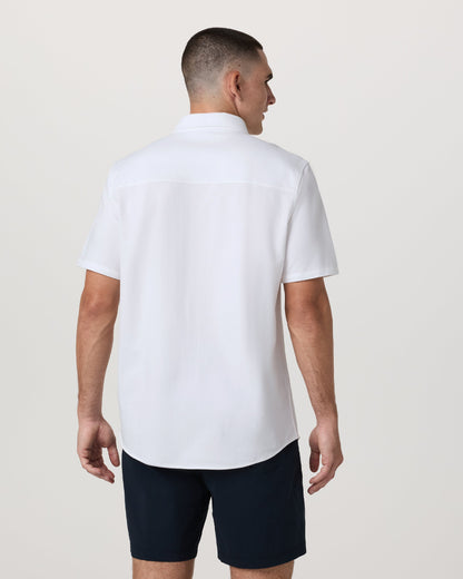 Vuori Short Sleeve Knit Oxford Button Down Classic Fit