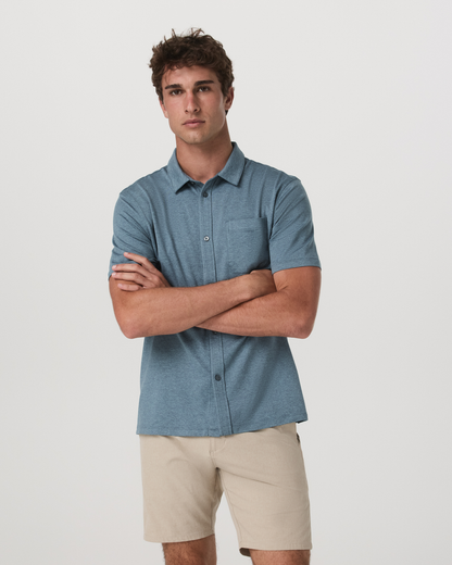 Vuori Short Sleeve Ponto Button Down Shirt