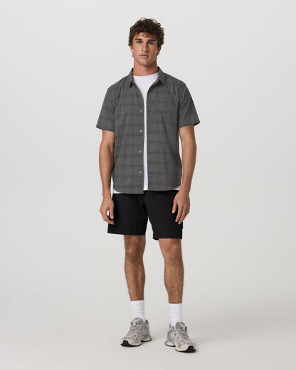 Vuori Short Sleeve Plaid Button Down Shirt
