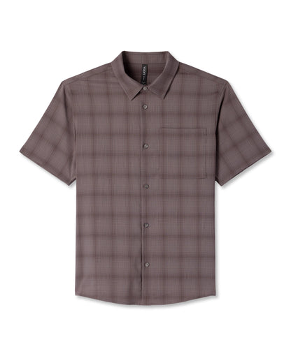 Vuori Short Sleeve Plaid Button Down Shirt