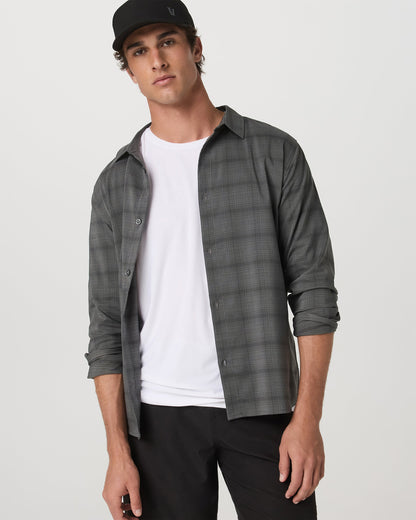 Vuori Long Sleeve Plaid Button Down Shirt